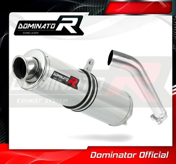 Dominator Round Slip-On Exhaust for BMW F850GS 2021-22